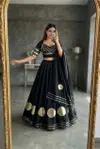 Navaratri Special Roman Silk With Mirror Work Chaniya Choli Collections